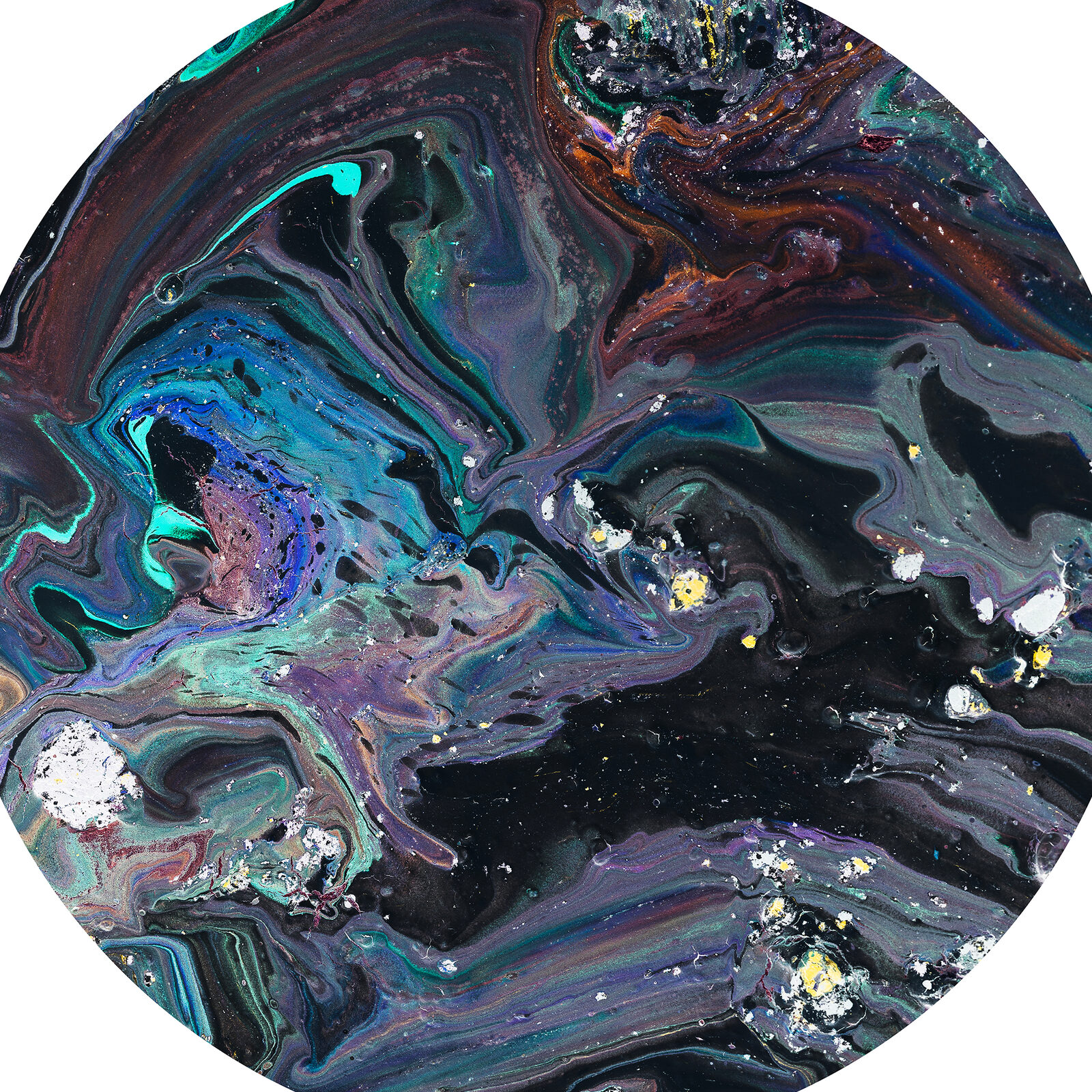 TIERRA — œuvre d'art murale en aluminium aux tonalités telluriques, collection KROMA